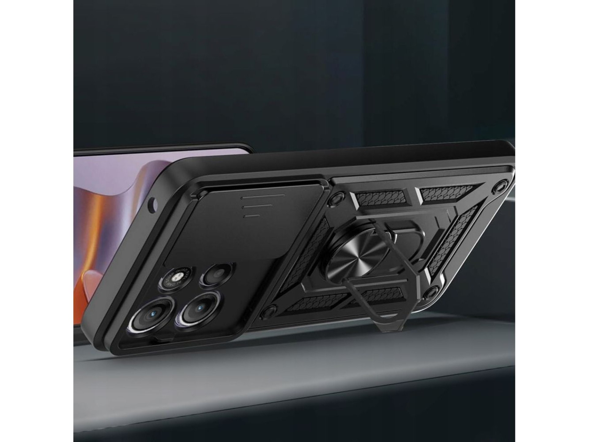 Funda Tech-Protect CamShield Pro para Motorola Moto G15 - Negra