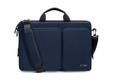 Tech-Protect Defender Bag for 17" Laptop - Navy Blue