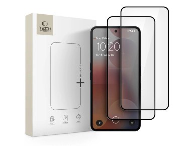 Tech-Protect Glass Fit+ 2-pack tempered glass for Nothing Phone 3A / 3A Pro - black Tech-Protect Glass Fit+ 2-pack tempered glass for Nothing Phone 3A / 3A Pro - black