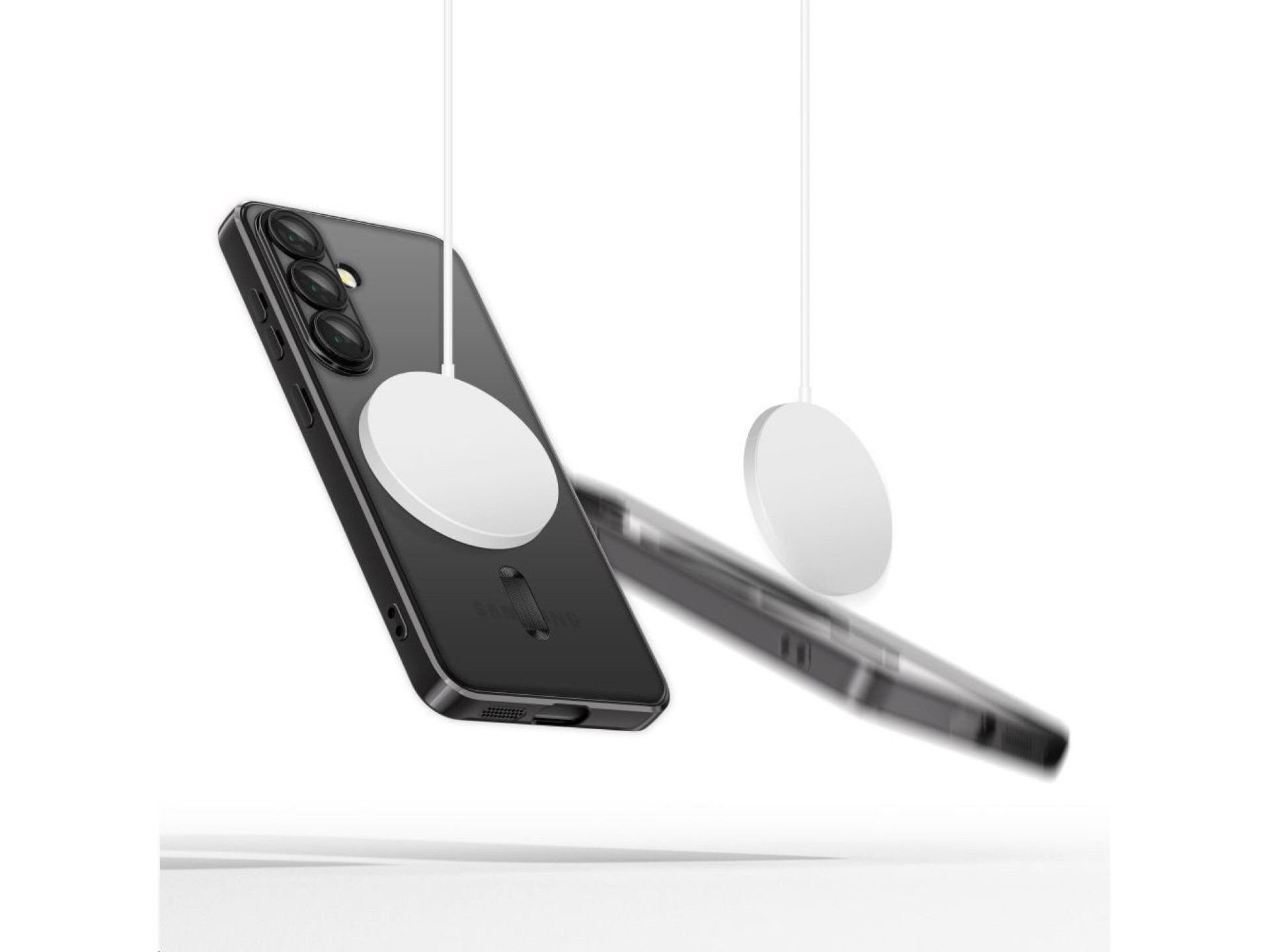Funda Tech-Protect MagFlex MagSafe para Samsung Galaxy A26 5G - Negro transparente