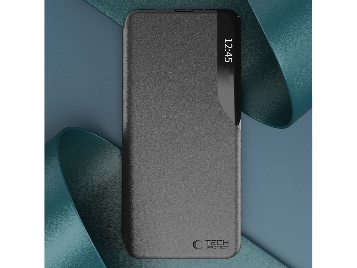 Capa Tech-Protect Smart View para Xiaomi Redmi 12 - preta