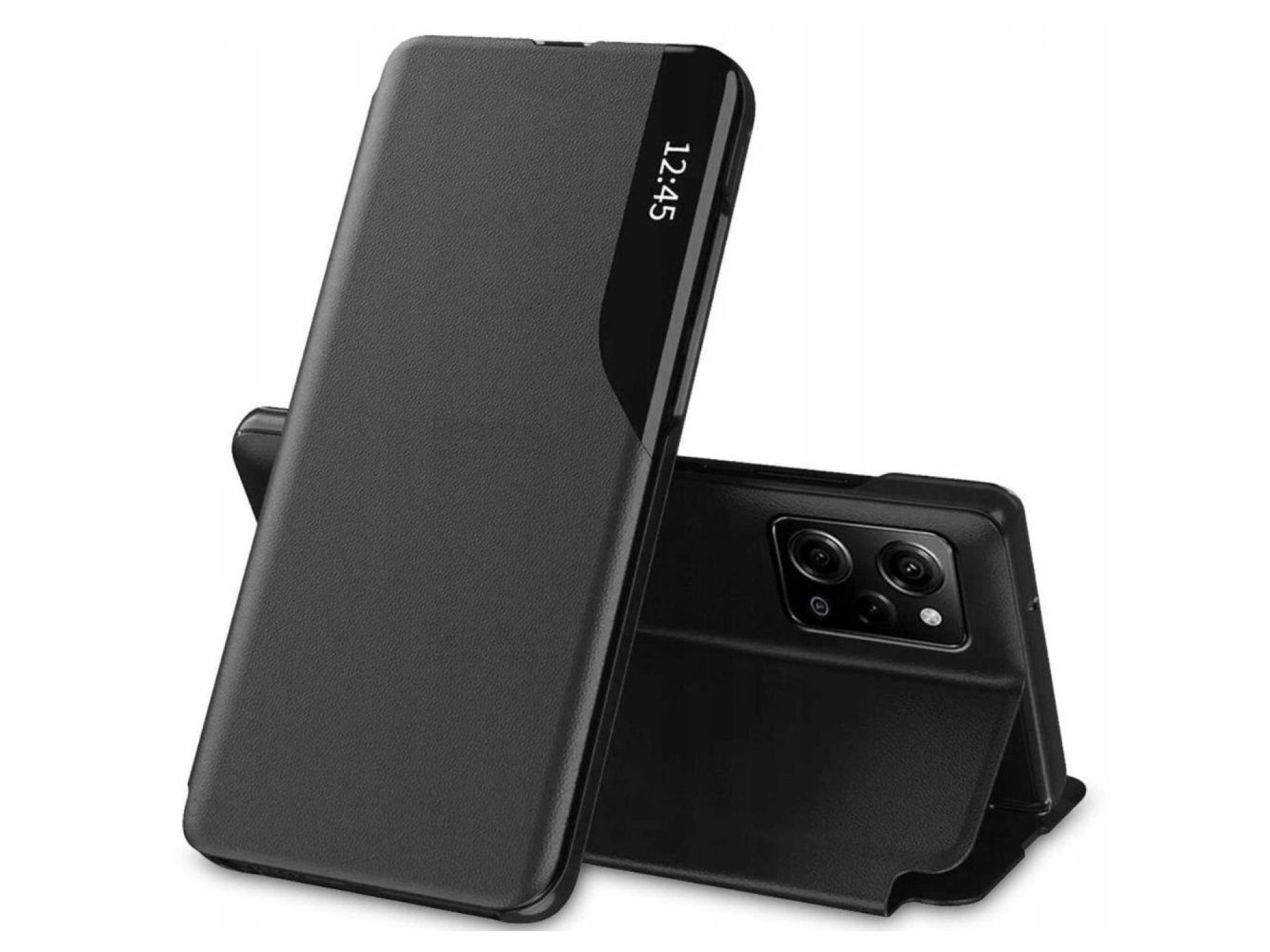 Capa Tech-Protect Smart View para Xiaomi Redmi 12 - preta