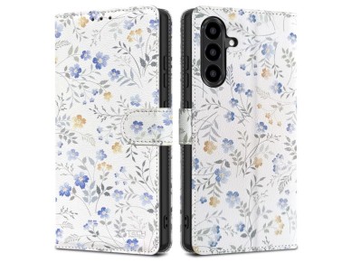 Tech-Protect Wallet Case for Samsung Galaxy A56 5G - White Daisies Tech-Protect Wallet Case for Samsung Galaxy A56 5G - White Daisies