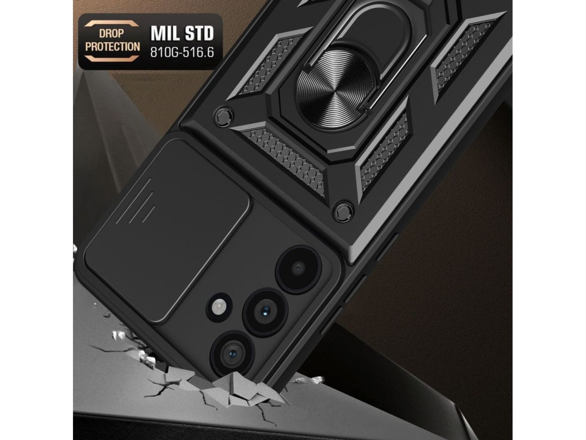 Capa Tech-Protect CamShield Pro para Samsung Galaxy A56 5G - Preta