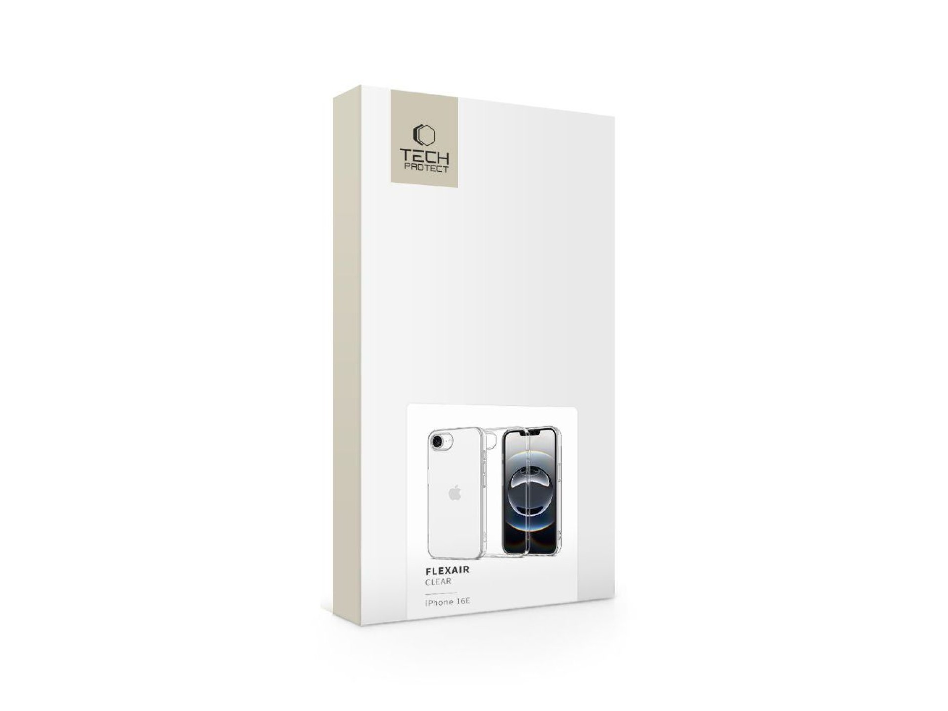 Capa Tech-Protect FlexAir para iPhone 16e / 17e - Transparente