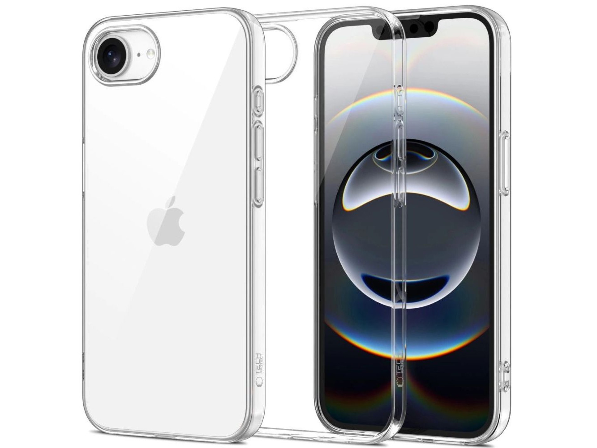 Capa Tech-Protect FlexAir para iPhone 16e / 17e - Transparente