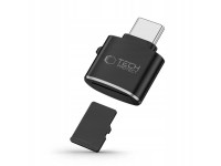 Adaptador de leitor de cart�o microSD Tech-Protect UltraBoost com USB-C - preto