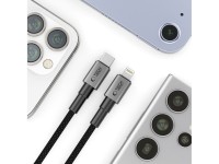 Tech-Protect Ultraboost DNA USB-C / Lightning PD27W/3A cable 25 cm - gray Tech-Protect Ultraboost DNA USB-C / Lightning PD27W/3A cable 25 cm - gray
