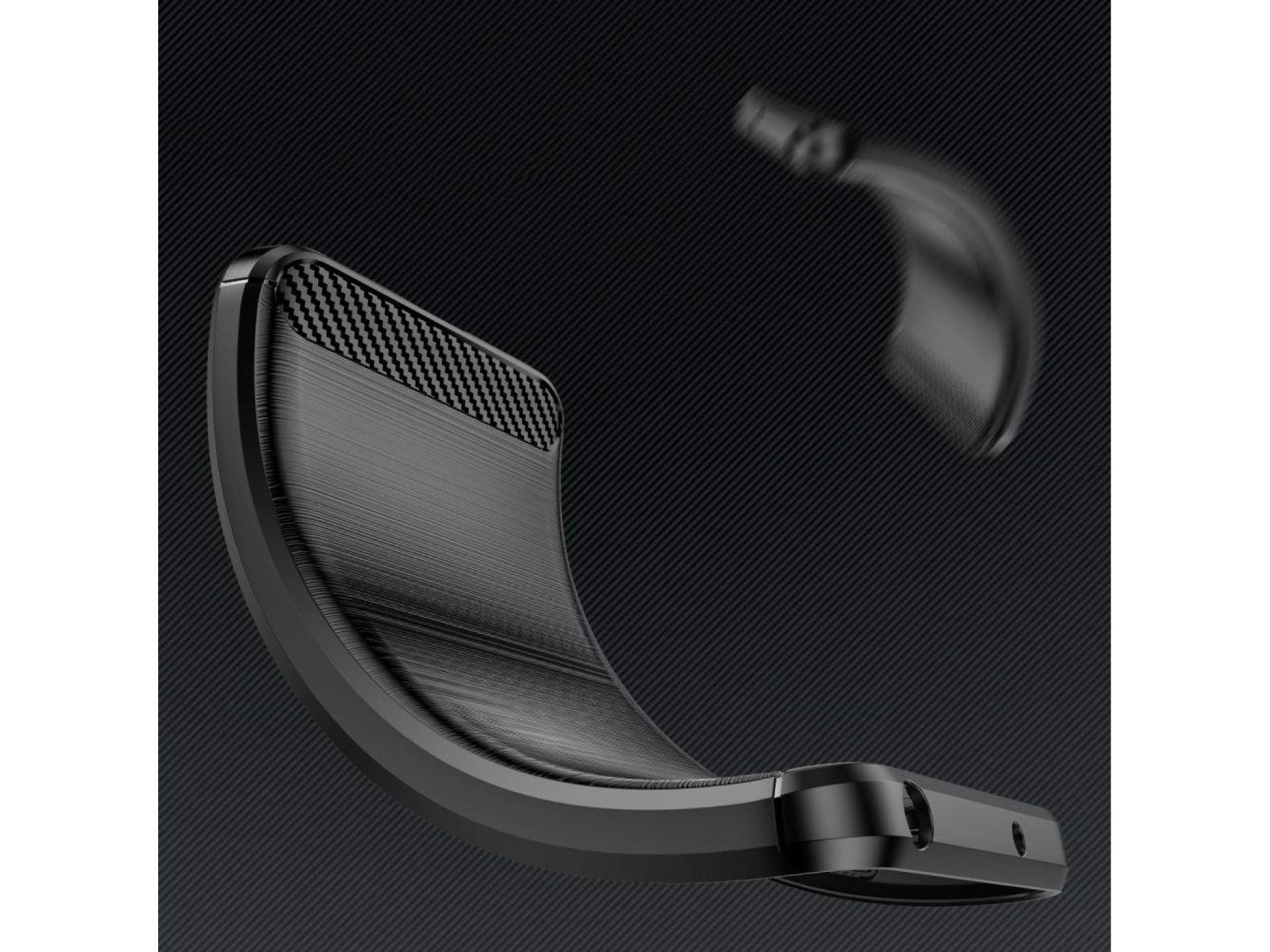 Funda Tech-Protect TPUCarbon para Motorola Moto G05 / E15 - Negra