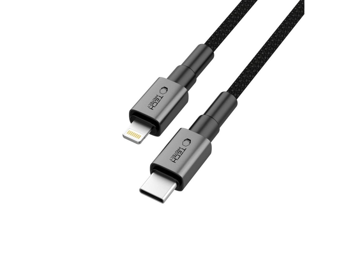 Tech-Protect Ultraboost DNA USB-C / Lightning PD27W/3A cable 25 cm - gray