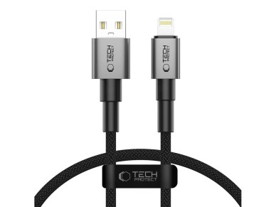 Tech-Protect Ultraboost DNA USB-A / Lightning cable 12W/2.4A 25 cm - gray