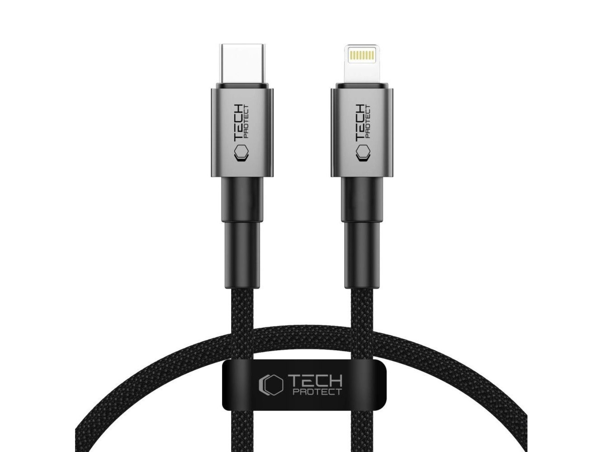 Tech-Protect Ultraboost DNA USB-C / Lightning PD27W/3A cable 25 cm - gray