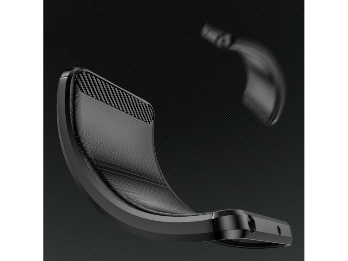 Funda Tech-Protect TPUCarbon para Motorola Moto G05 / E15 - Negra