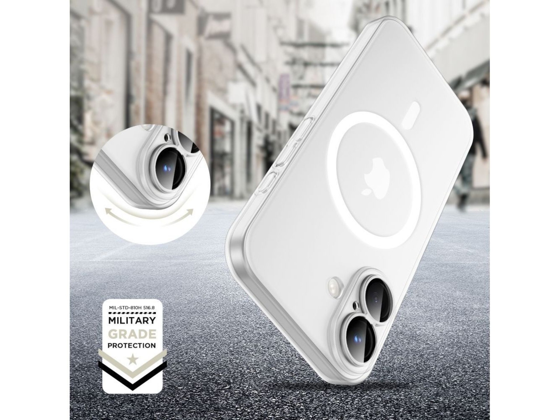 Tech-Protect MagSlim MagSafe Case for iPhone 16e / 17e - Matte
