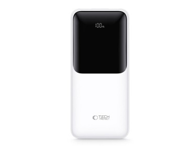 Powerbank Tech-Protect PB01 10000mAh 22.5W - blanco Powerbank Tech-Protect PB01 10000mAh 22.5W - blanco