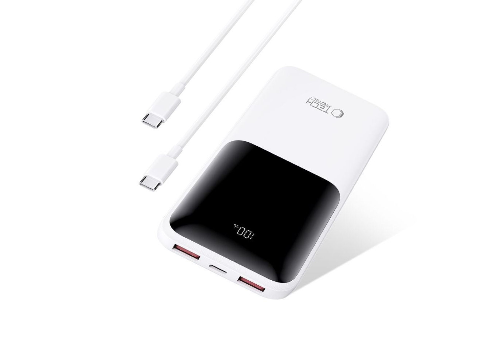 Powerbank Tech-Protect PB01 10000mAh 22.5W - branco
