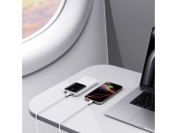 Powerbank Tech-Protect PB01 10000mAh 22.5W - branco Powerbank Tech-Protect PB01 10000mAh 22.5W - branco