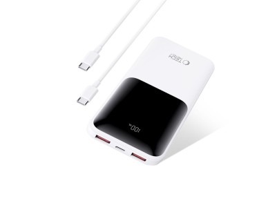 Powerbank Tech-Protect PB01 10000mAh 22.5W - blanco Powerbank Tech-Protect PB01 10000mAh 22.5W - blanco