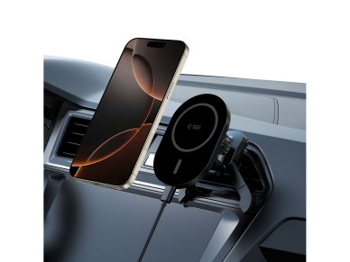 Tech-Protect MM15W-V6 Magnetic MagSafe Car Air Vent Holder - Black