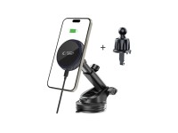 Suporte magnético Tech-Protect MM15W-V4 MagSafe 15W para carro, para painel, para-brisa e saída de a Suporte magnético Tech-Protect MM15W-V4 MagSafe 15W para carro, para painel, para-brisa e saída de a