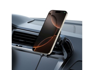 Tech-Protect MM15W-V6 Magnetic MagSafe Car Air Vent Holder - Black