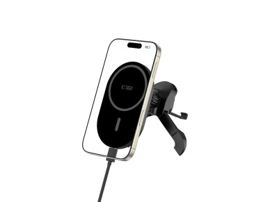 Tech-Protect MM15W-V6 Magnetic MagSafe Car Air Vent Holder - Black