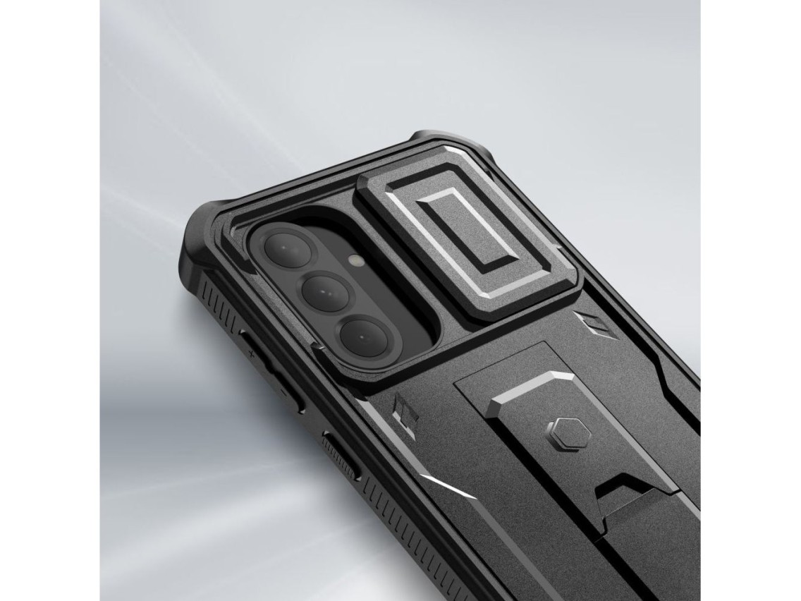 Capa Tech-Protect Kevlar Cam+ para Samsung Galaxy A56 5G - Preta