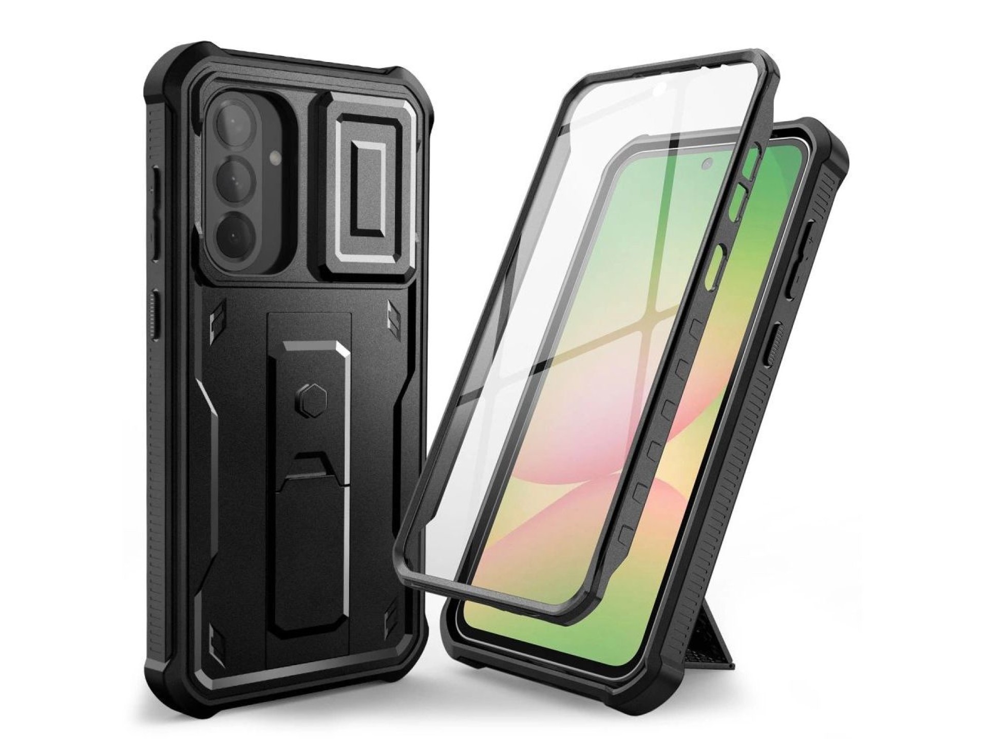 Capa Tech-Protect Kevlar Cam+ para Samsung Galaxy A56 5G - Preta