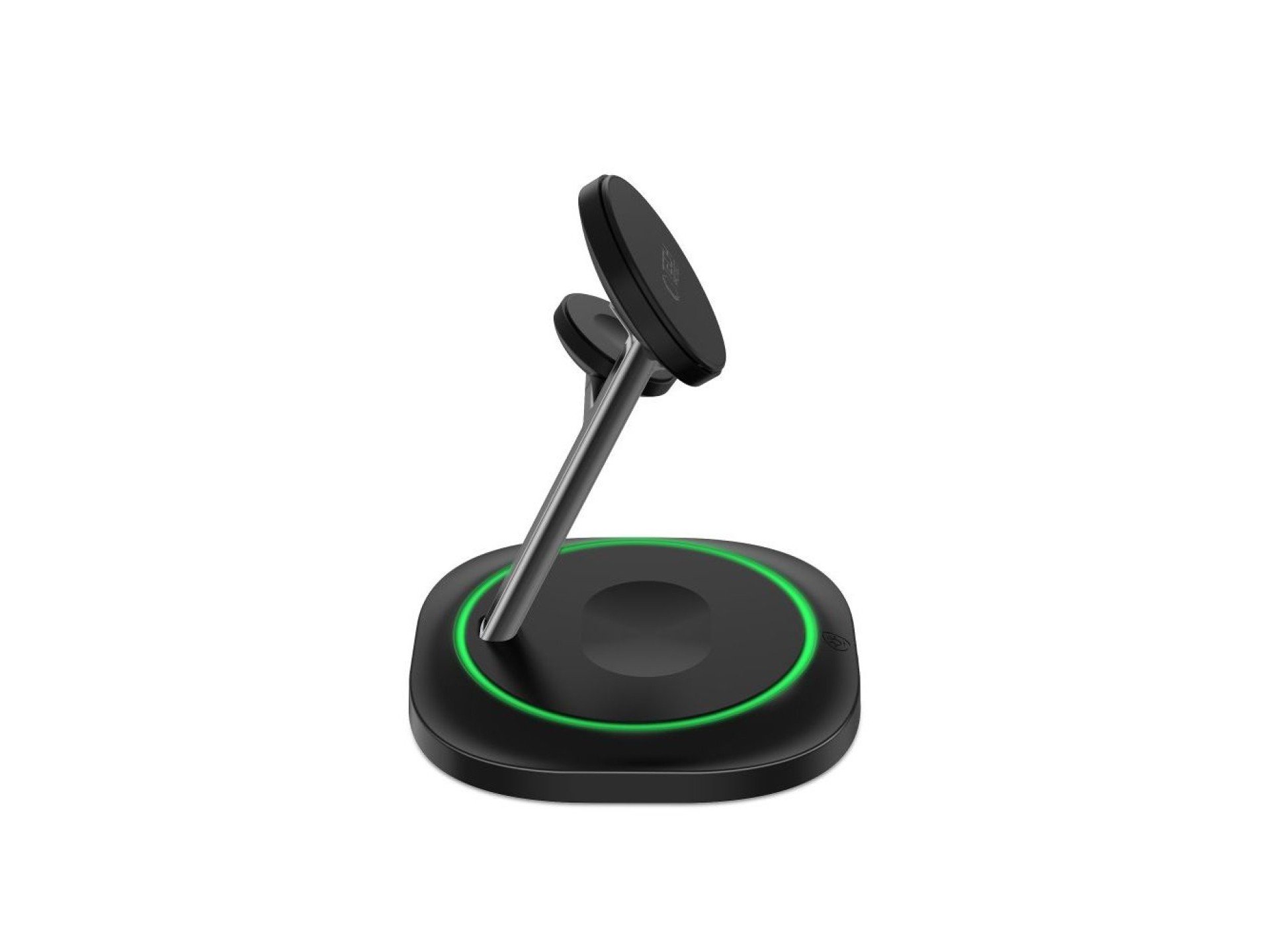 Carregador magnético indutivo MagSafe 3 em 1 Tech-Protect QI15W-A46 - Preto
