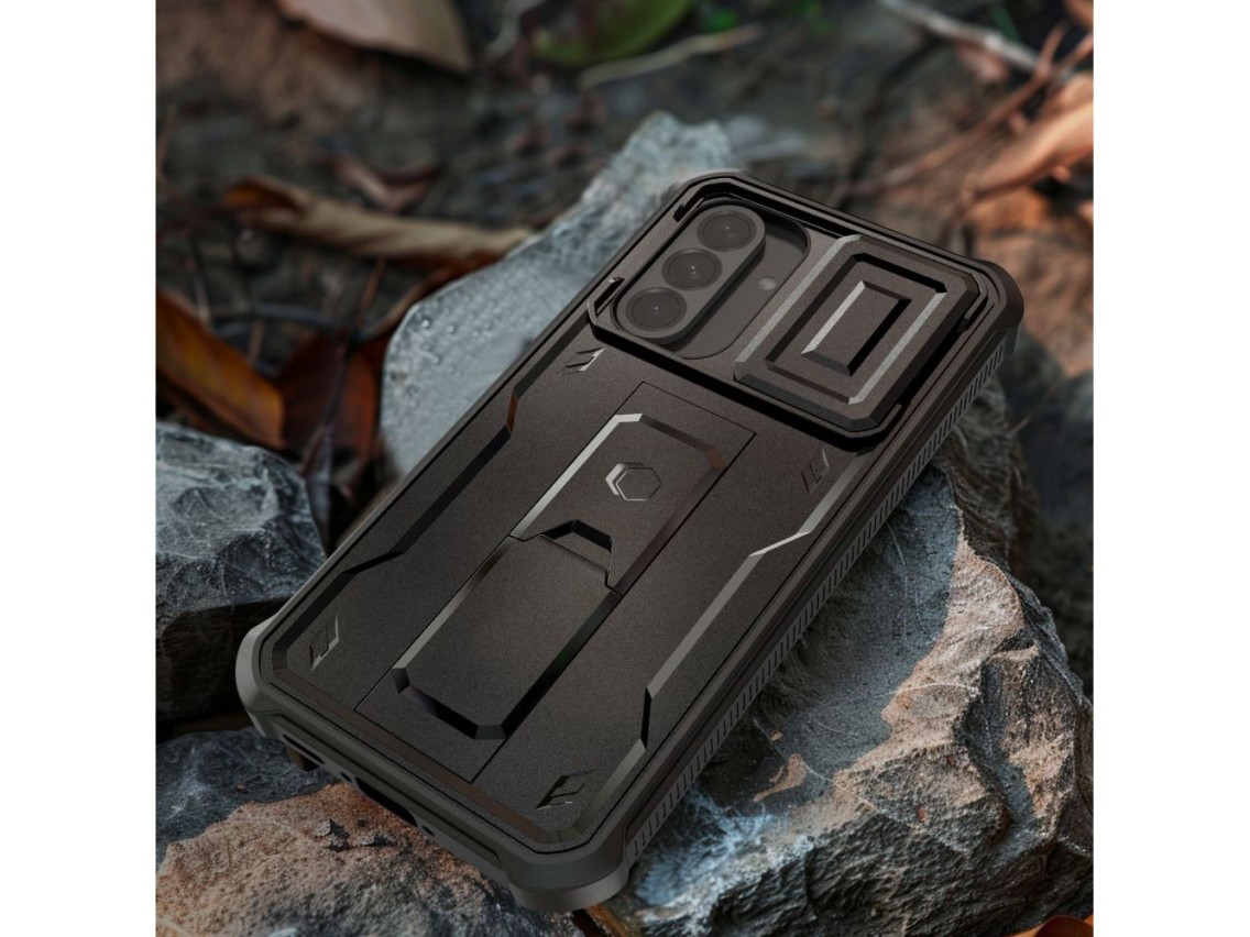 Capa Tech-Protect Kevlar Cam+ para Samsung Galaxy A56 5G - Preta