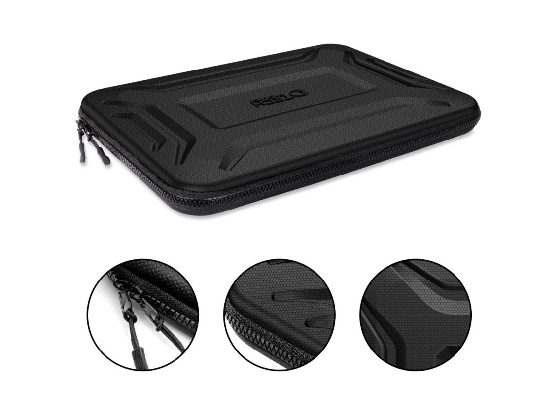 Capa para laptop Tech-Protect Kevlar Pro de 15 a 16 polegadas - Preta