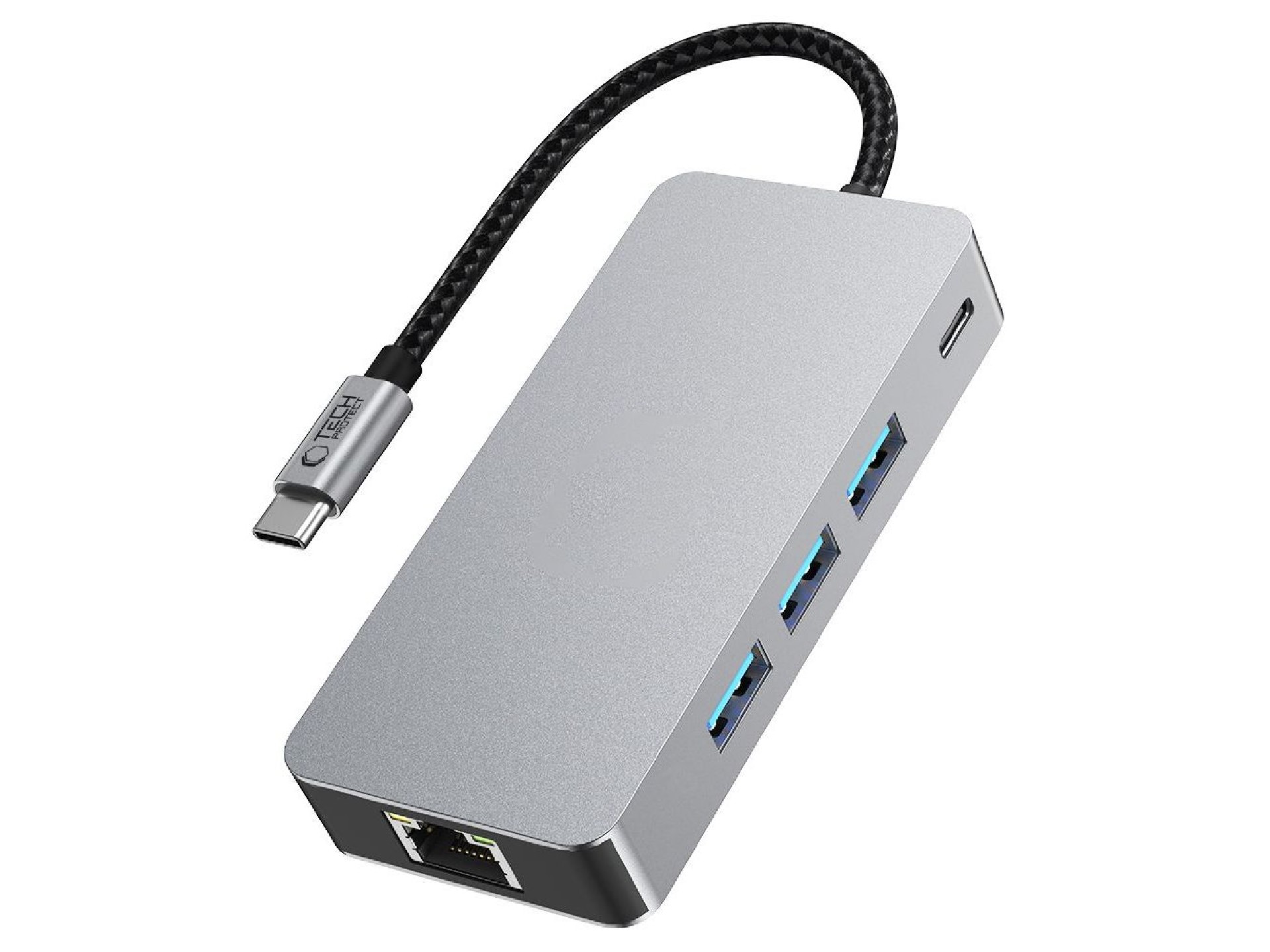 Tech-Protect HB05 HUB 9in1 USB-C + USB2.0 + USB3.0 + HDMI 4K 60HZ + SD / TF + PD100W + RJ45 adapter