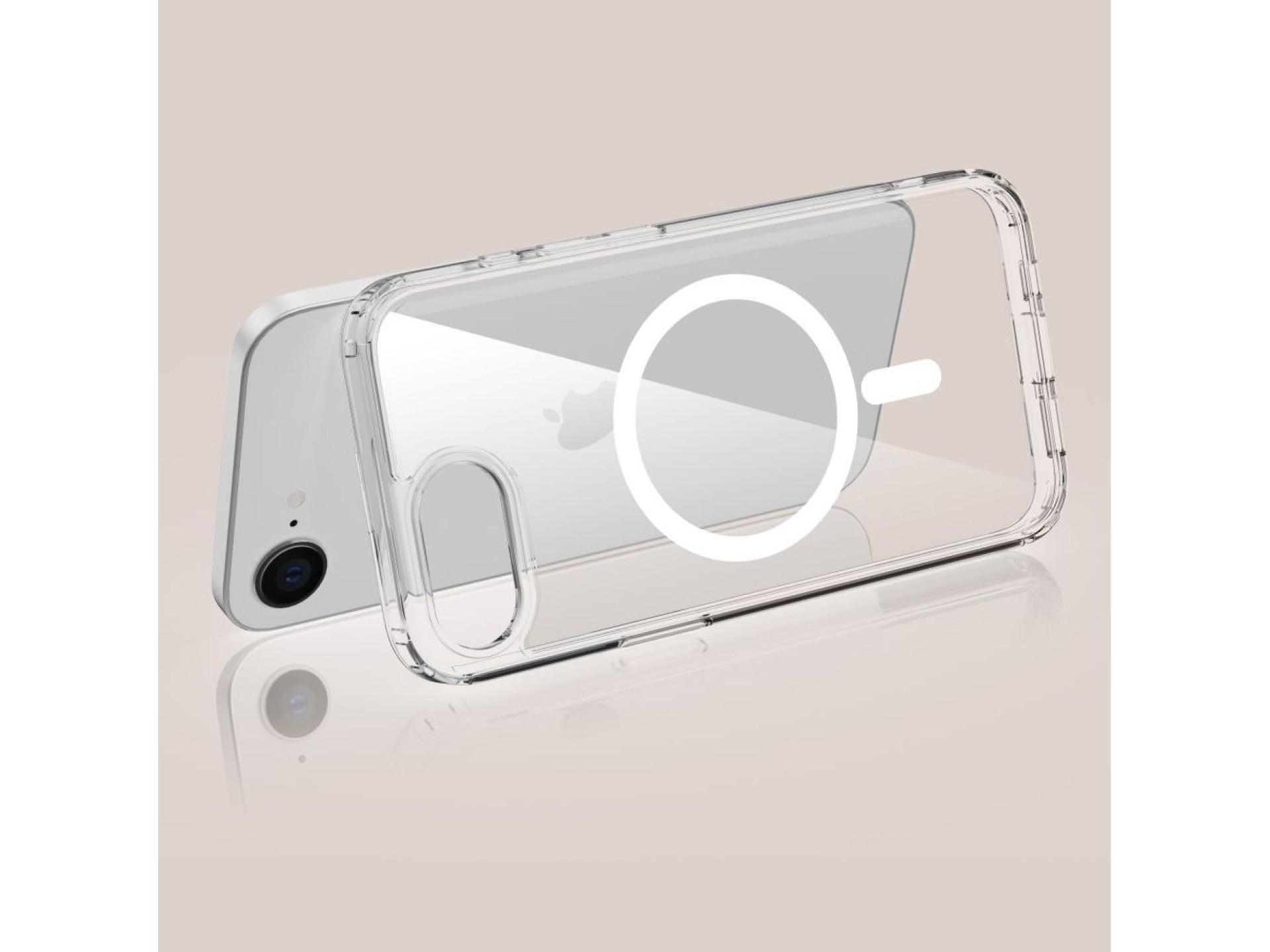 Funda Tech-Protect FlexAir Hybrid MagSafe para iPhone 16e / 17e - Transparente