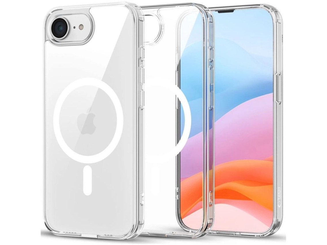 Funda Tech-Protect FlexAir Hybrid MagSafe para iPhone 16e / 17e - Transparente