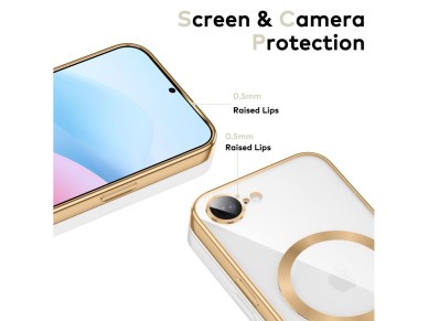 Tech-Protect MagFlex MagSafe Case for iPhone 16e / 17e - Gold Tech-Protect MagFlex MagSafe Case for iPhone 16e / 17e - Gold