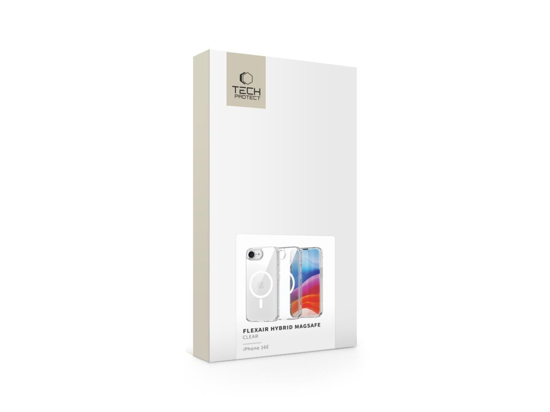 Funda Tech-Protect FlexAir Hybrid MagSafe para iPhone 16e / 17e - Transparente