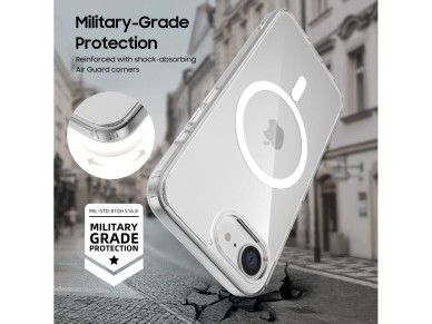 Tech-Protect FlexAir Hybrid MagSafe Case for iPhone 16e / 17e - Clear Tech-Protect FlexAir Hybrid MagSafe Case for iPhone 16e / 17e - Clear