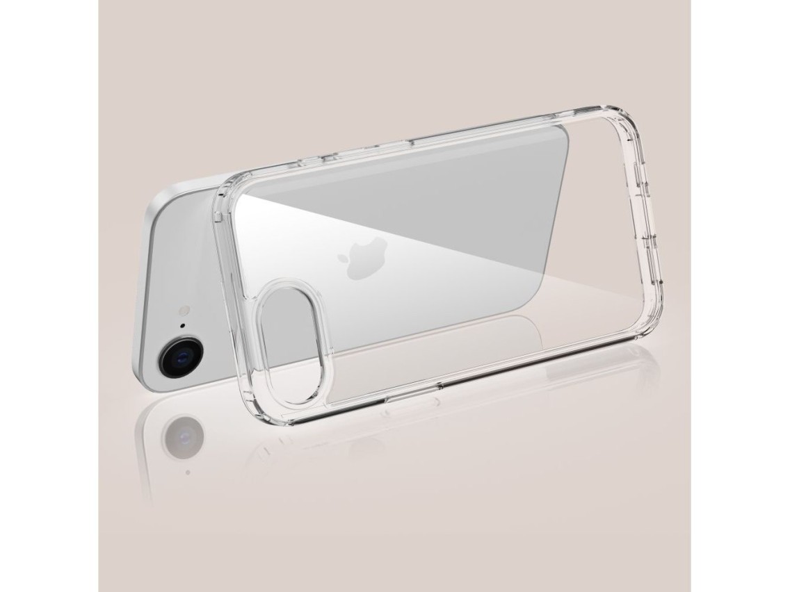 Capa híbrida Tech-Protect FlexAir para iPhone 16e / 17e - Transparente