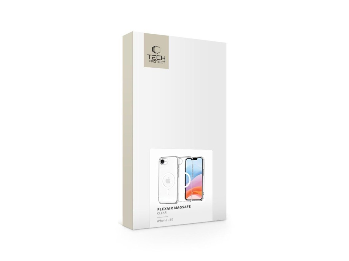 Funda Tech-Protect FlexAir MagSafe para iPhone 16e / 17e - Transparente