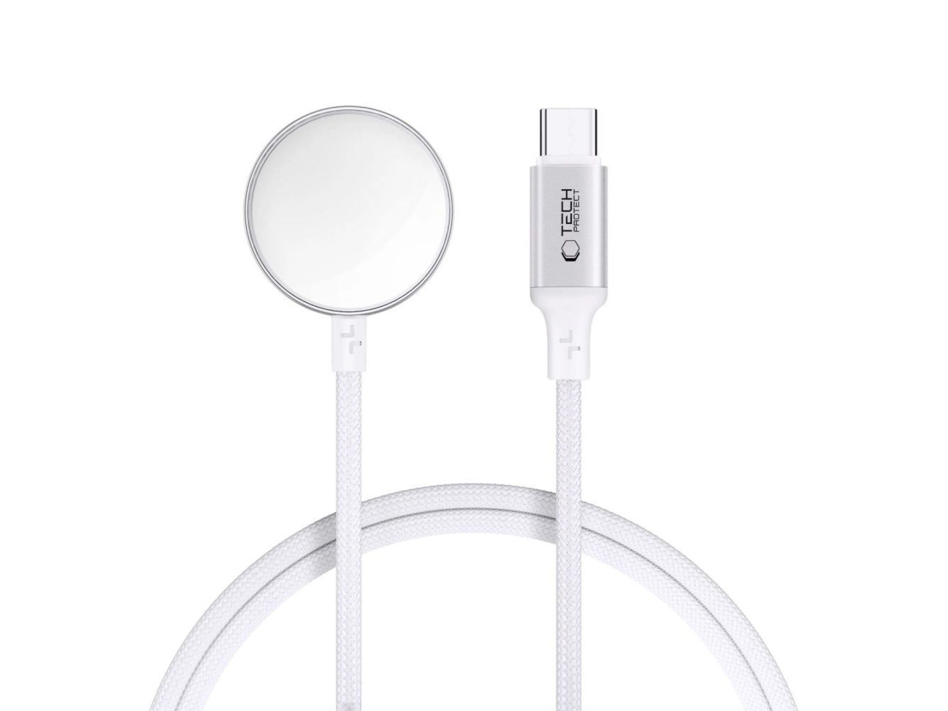 Tech-Protect UltraBoost USB-C Inductive Charger for Apple Watch 1m - White