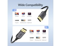 Cable Tech-Protect UltraBoost DisplayPort a DisplayPort 1.4 4K 60Hz de 2 m - Negro Cable Tech-Protect UltraBoost DisplayPort a DisplayPort 1.4 4K 60Hz de 2 m - Negro