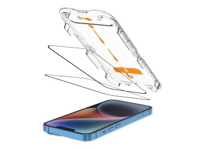 Tech-Protect Quick Set+ 2-pack tempered glass for iPhone 13 / 13 PRO / 14 / 16e / 17e Tech-Protect Quick Set+ 2-pack tempered glass for iPhone 13 / 13 PRO / 14 / 16e / 17e