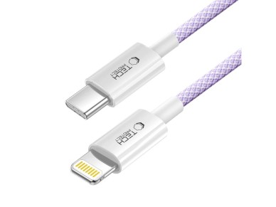 Tech-Protect Ultraboost Lite Lightning Cable PD60W/3A 2m - Purple
