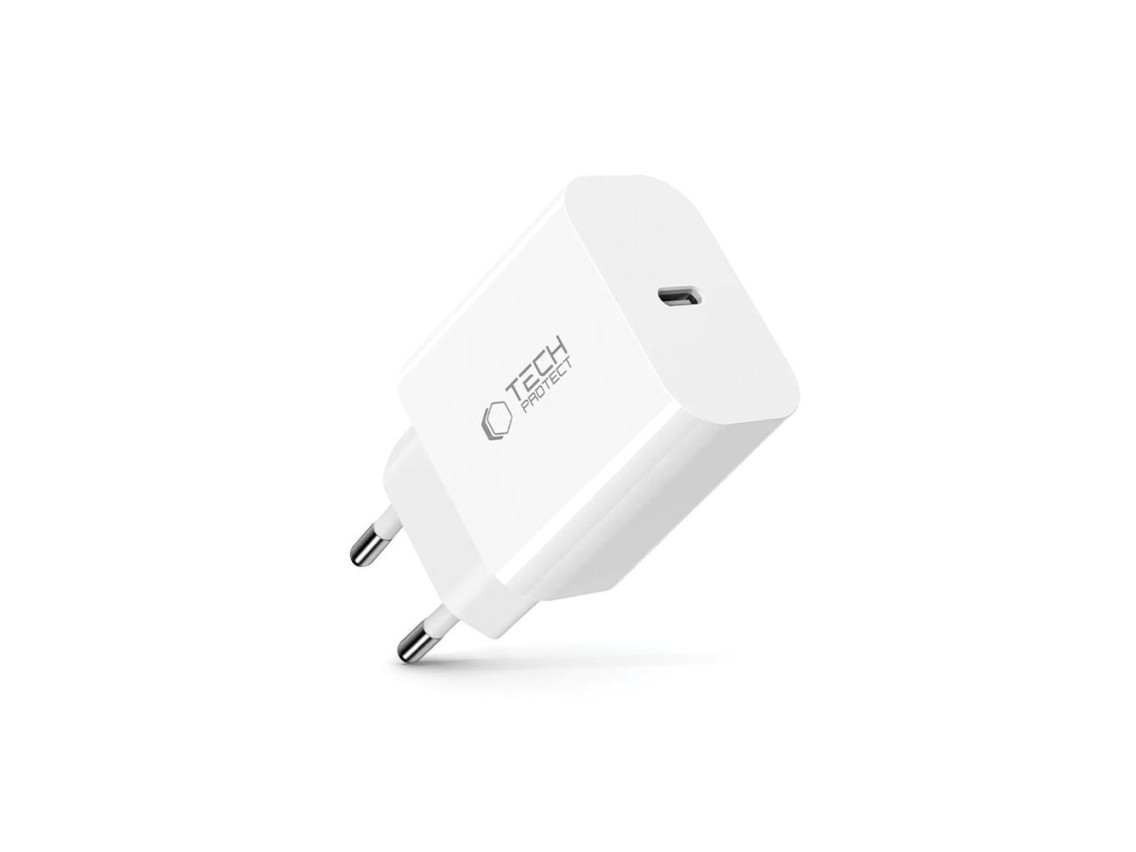 Tech-Protect NC20W wall charger USB-C port - white
