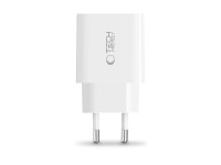 Tech-Protect NC20W wall charger USB-C port - white Tech-Protect NC20W wall charger USB-C port - white