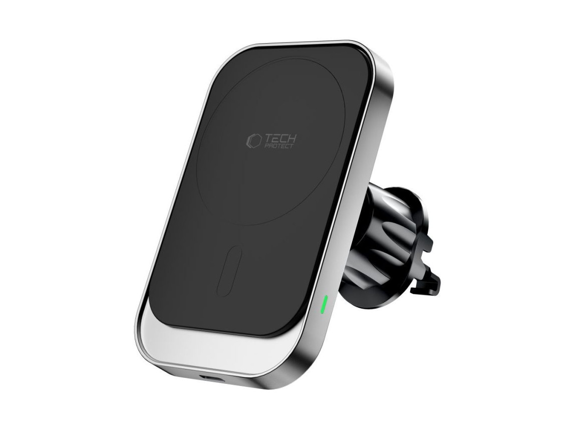 Soporte para coche Tech-Protect MM15W-V9 con MagSafe para salpicadero y rejilla de ventilación 15W -