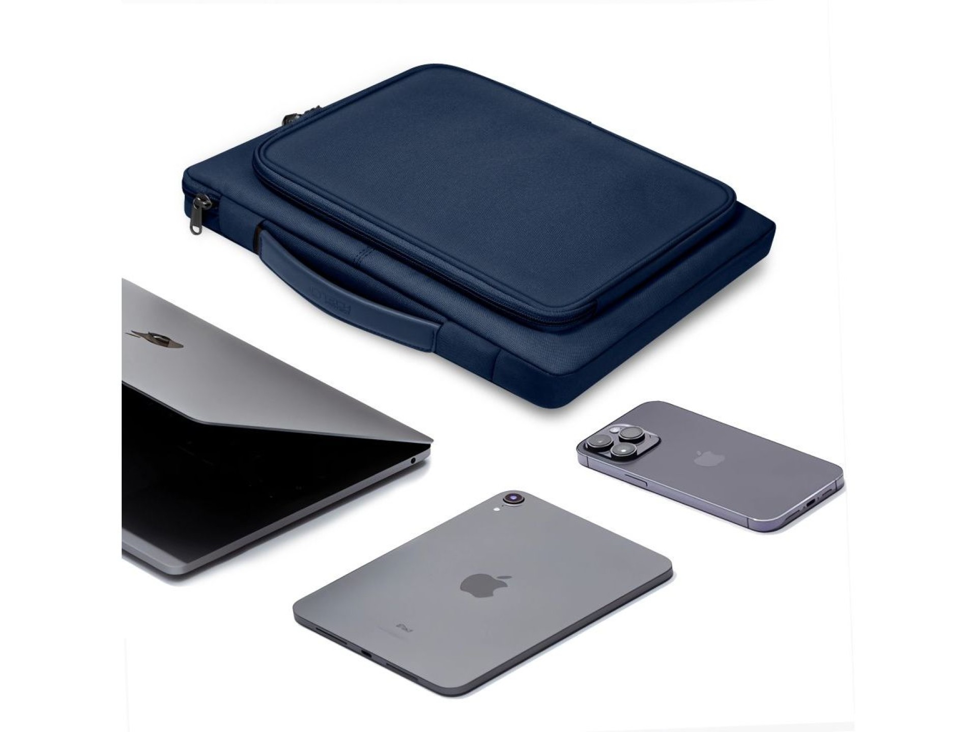 Bolsa básica Tech-Protect para laptop de 15 a 16 polegadas - azul