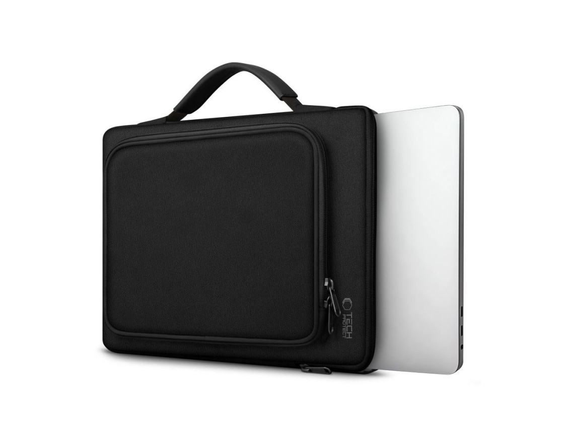 Bolsa básica Tech-Protect para laptop de 15 a 16 polegadas - preta