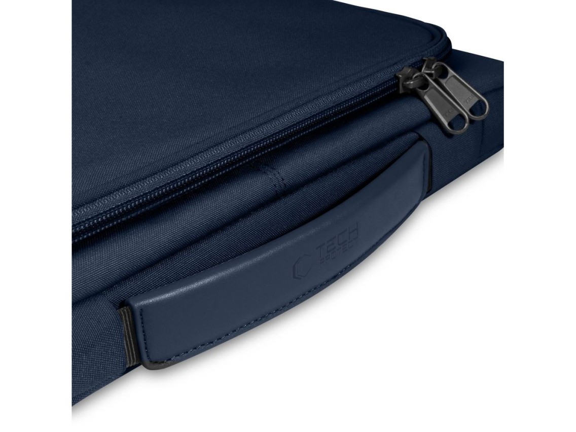 Bolsa básica Tech-Protect para laptop de 15 a 16 polegadas - azul