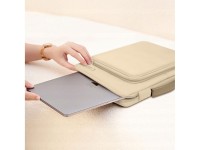 Bolsa básica Tech-Protect para laptop de 15 a 16 polegadas - bege Bolsa básica Tech-Protect para laptop de 15 a 16 polegadas - bege